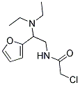 2-CHLORO-N-[2-(DIETHYLAMINO)-2-(2-FURYL)ETHYL]ACETAMIDE Struktur