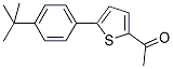 1-[5-(4-TERT-BUTYLPHENYL)-2-THIENYL]ETHANONE Struktur