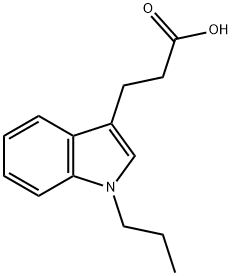 3-(1-PROPYL-1H-INDOL-3-YL)-PROPIONIC ACID Struktur