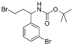 TERT-BUTYL 3-BROMO-1-(3-BROMOPHENYL)PROPYLCARBAMATE Struktur