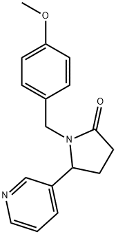 N-(4-METHOXYBENZYL)COTININE Struktur