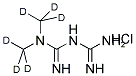 N,N-DIMETHYL-D6-DIGUANIDE HCL Struktur