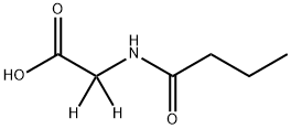 N-BUTYRYLGLYCINE-2,2-D2 Struktur