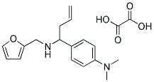 (4-(1-[(FURAN-2-YLMETHYL)-AMINO]-BUT-3-ENYL)-PHENYL)-DIMETHYL-AMINE OXALATE Struktur