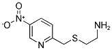 2-(5-NITRO-PYRIDIN-2-YLMETHYLSULFANYL)-ETHYLAMINE Struktur