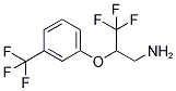 3,3,3-TRIFLUORO-2-(3-TRIFLUOROMETHYL-PHENOXY)-PROPYLAMINE Struktur