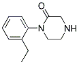 1-(2-ETHYLPHENYL)PIPERAZIN-2-ONE Struktur