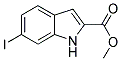 6-IODO-1H-INDOLE-2-CARBOXYLIC ACID METHYL ESTER Struktur