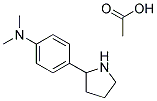 DIMETHYL-(4-PYRROLIDIN-2-YL-PHENYL)-AMINE MONOACETATE Struktur