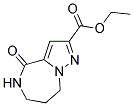 4-OXO-5,6,7,8-TETRAHYDRO-4H-1,5,8A-TRIAZA-AZULENE-2-CARBOXYLIC ACID ETHYL ESTER Struktur