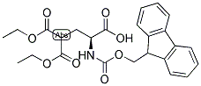 FMOC-L-GLA(OET)2-OH Struktur