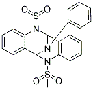 8,16-BIS(METHYLSULFONYL)-17-PHENYL-8,16,17-TRIAZATETRACYCLO[7.7.1.0~2,7~.0~10,15~]HEPTADECA-2,4,6,10,12,14-HEXAENE Struktur