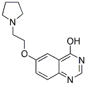 6-(2-PYRROLIDIN-1-YL-ETHOXY)-QUINAZOLIN-4-OL Struktur