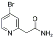 4-BROMOPYRIDINE-2-ACETAMIDE Struktur