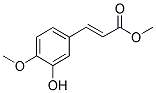 METHYL 3-(3-HYDROXY-4-METHOXYPHENYL)ACRYLATE Struktur