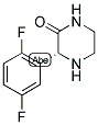 (R)-3-(2,5-DIFLUORO-PHENYL)-PIPERAZIN-2-ONE Struktur