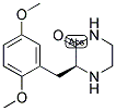 (S)-3-(2,5-DIMETHOXY-BENZYL)-PIPERAZIN-2-ONE Struktur