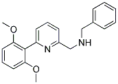 N-BENZYL-1-[6-(2,6-DIMETHOXYPHENYL)PYRIDIN-2-YL]METHANAMINE Struktur