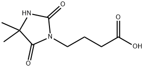 4-(4,4-DIMETHYL-2,5-DIOXO-IMIDAZOLIDIN-1-YL)-BUTYRIC ACID Struktur