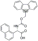 (S)-[(9H-FLUOREN-9-YLMETHOXYCARBONYLAMINO)]-NAPHTHALEN-1-YL-ACETIC ACID Struktur