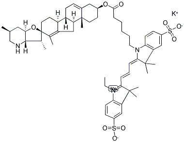 CYANINE-3 CYCLOPAMINE, POTASSIUM SALT Struktur