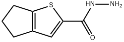 5,6-DIHYDRO-4H-CYCLOPENTA[B]THIOPHENE-2-CARBOXYLIC ACID HYDRAZIDE Struktur