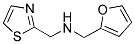 FURAN-2-YLMETHYL-THIAZOL-2-YLMETHYL-AMINE Struktur