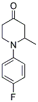 1-N-(4'-FLUOROPHENYL)-2-METHYL-PIPERIDIN-4-ONE Struktur