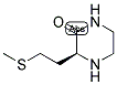 (S)-3-(2-METHYLSULFANYL-ETHYL)-PIPERAZIN-2-ONE Struktur