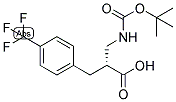 (R)-2-(TERT-BUTOXYCARBONYLAMINO-METHYL)-3-(4-TRIFLUOROMETHYL-PHENYL)-PROPIONIC ACID Struktur