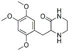 3-(2,4,5-TRIMETHOXY-BENZYL)-PIPERAZIN-2-ONE Struktur