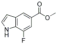 7-FLUORO-1H-INDOLE-5-CARBOXYLIC ACID METHYL ESTER Struktur