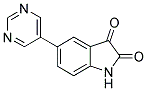 5-(5-PYRIMIDINYL)-1H-INDOLE-2,3-DIONE Struktur