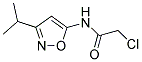 2-CHLORO-N-(3-ISOPROPYLISOXAZOL-5-YL)ACETAMIDE Struktur