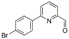 6-(4-BROMOPHENYL)PYRIDINE-2-CARBALDEHYDE Struktur