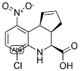 (3AR,4S,9BS)-6-CHLORO-9-NITRO-3A,4,5,9B-TETRAHYDRO-3H-CYCLOPENTA[C]QUINOLINE-4-CARBOXYLIC ACID Struktur