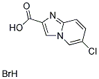 6-CHLORO-IMIDAZO[1,2-A]PYRIDINE-2-CARBOXYLIC ACID HYDROBROMIDE Struktur