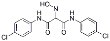 N,N'-BIS(4-CHLOROPHENYL)-2-(HYDROXYIMINO)MALONAMIDE Struktur