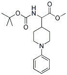 TERT-BUTYL (METHOXYCARBONYL)(1-PHENYLPIPERIDIN-4-YL)METHYLCARBAMATE Struktur