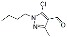 1-BUTYL-5-CHLORO-3-METHYL-1H-PYRAZOLE-4-CARBALDEHYDE Struktur