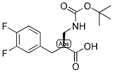 (S)-2-(TERT-BUTOXYCARBONYLAMINO-METHYL)-3-(3,4-DIFLUORO-PHENYL)-PROPIONIC ACID Struktur