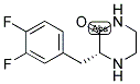 (R)-3-(3,4-DIFLUORO-BENZYL)-PIPERAZIN-2-ONE Struktur