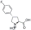 (+/-)-TRANS-4-(4-FLUOROPHENYL)PYRROLIDINE-3-CARBOXYLIC ACID HYDROCHLORIDE