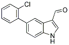 5-(2-CHLOROPHENYL)-1H-INDOLE-3-CARBALDEHYDE Struktur