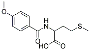 2-[(4-METHOXYBENZOYL)AMINO]-4-(METHYLTHIO)BUTANOIC ACID Struktur