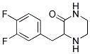 3-(3,4-DIFLUORO-BENZYL)-PIPERAZIN-2-ONE Struktur