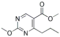 METHYL-2-METHOXY-4-N-PROPYLPYRIMIDINE-5-CARBOXYLATE Struktur