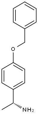 (R)-1-(4-BENZYLOXY-PHENYL)-ETHYLAMINE Struktur