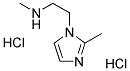 N-METHYL-2-(2-METHYL-1H-IMIDAZOL-1-YL)ETHANAMINE DIHYDROCHLORIDE Struktur