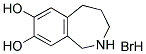 7,8-DIHYDROXY-2,3,4,5-TETRAHYDRO-2-BENZAZEPINE, HYDROBROMIDE Struktur